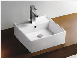 Larx wastafel 41 x 41 cm wit