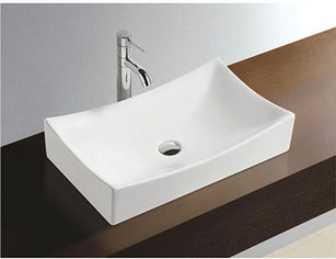 Lavabo Slide rectangular 55x35x12 cm cerámica blanco brillo