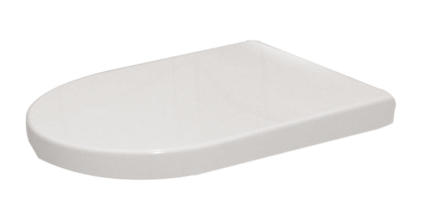Asiento de inodoro suspendido Vesta-Junior de 47 cm con cierre suave, color blanco, de Wiesbaden