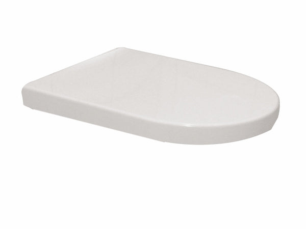 Asiento de inodoro suspendido Vesta de Wiesbaden, cierre suave, 52 cm, color blanco
