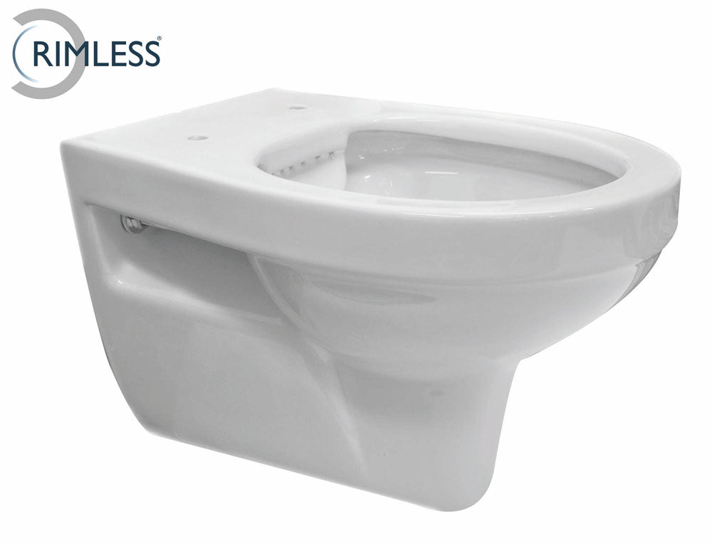 Trevi wandcloset rimless glans wit - WDtegels