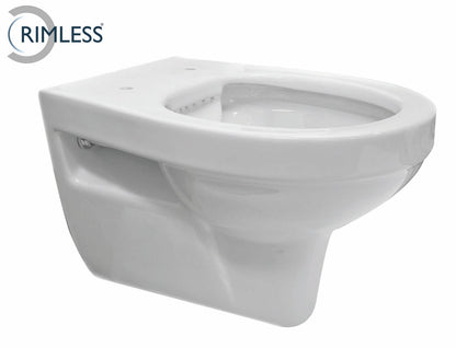 Trevi wandcloset rimless glans wit - WDtegels