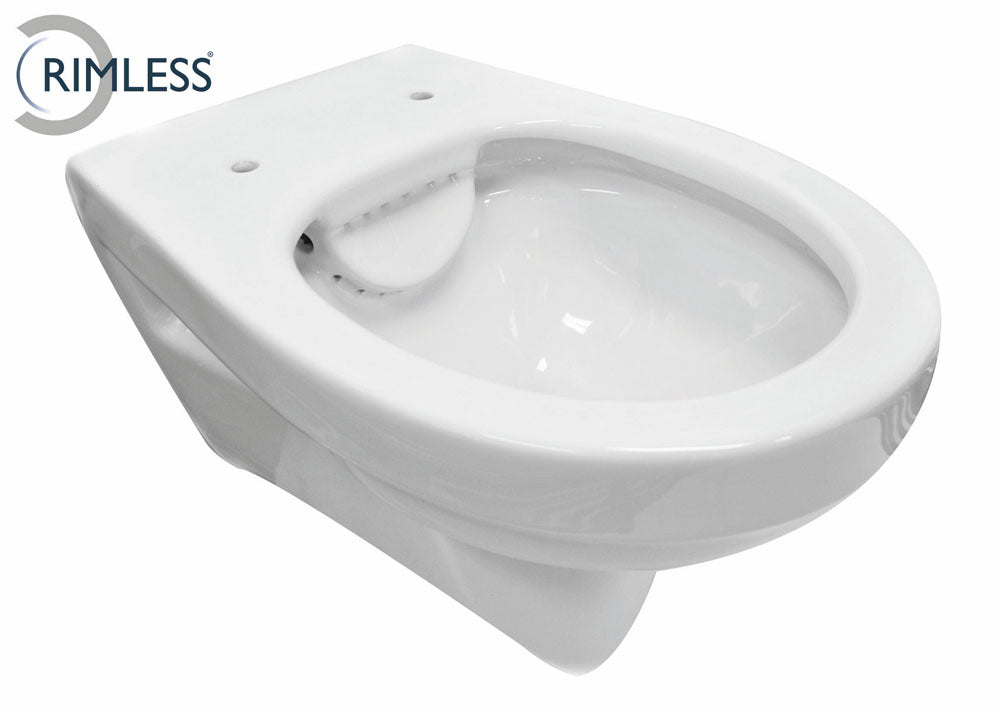 Trevi wandcloset rimless glans wit - WDtegels