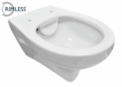 Trevi wandcloset rimless glans wit - WDtegels