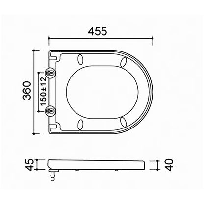 Arco toiletzitting softclose en quick release | Glans wit - WDtegels