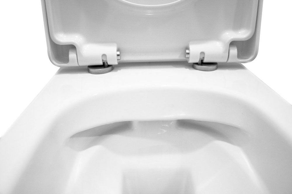 Vesta wandcloset rimless | Vesta toiletzitting | Softclose en quick release | Glans wit - WDtegels