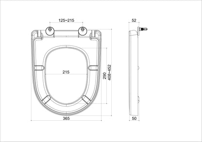 Vilona toiletzitting | Glans wit - WDtegels