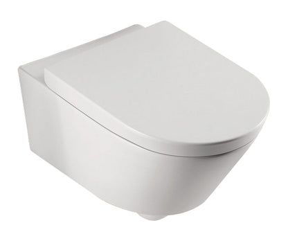 Metro wandcloset met toiletzitting softclose en quick release glans wit - WDtegels