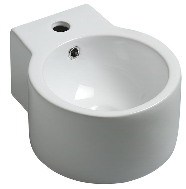 Fuente Kronos | 32x27,5x16cm | Cerámica brillo blanco