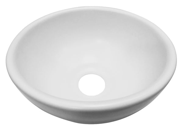 Consilio waskom rond | 20x9cm | Keramiek | Mat wit