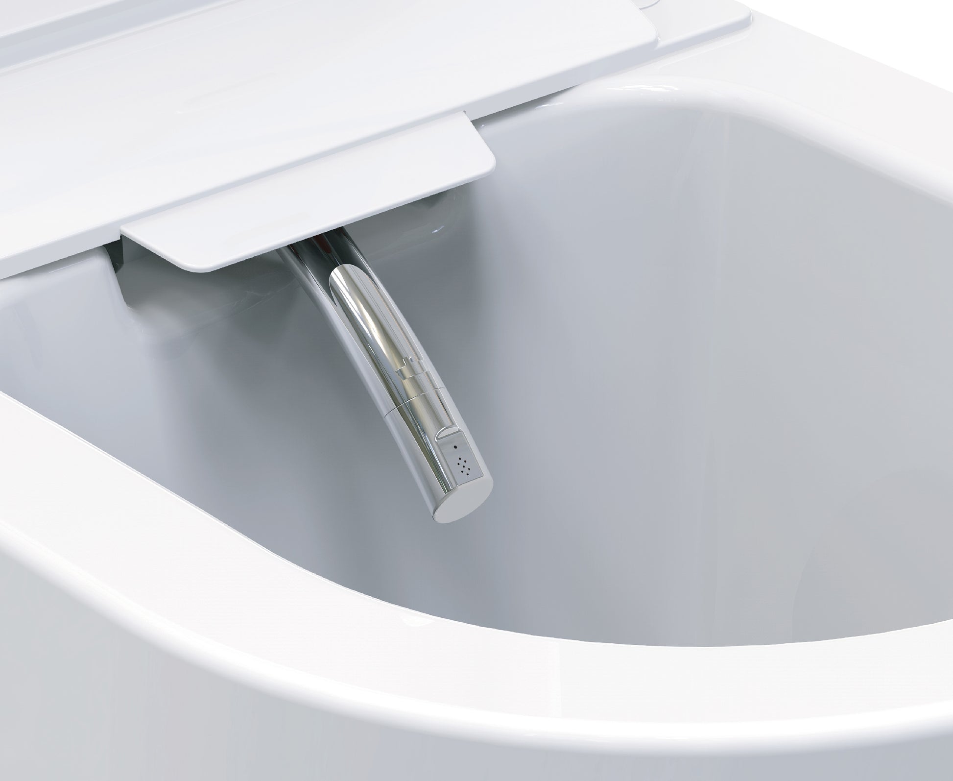 Vesta eco douche wc rimless glans wit - WDtegels