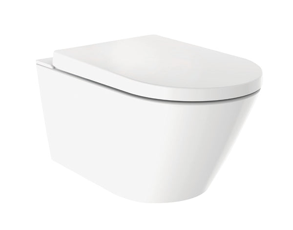 Inodoro con ducha Vesta sin reborde blanco brillante