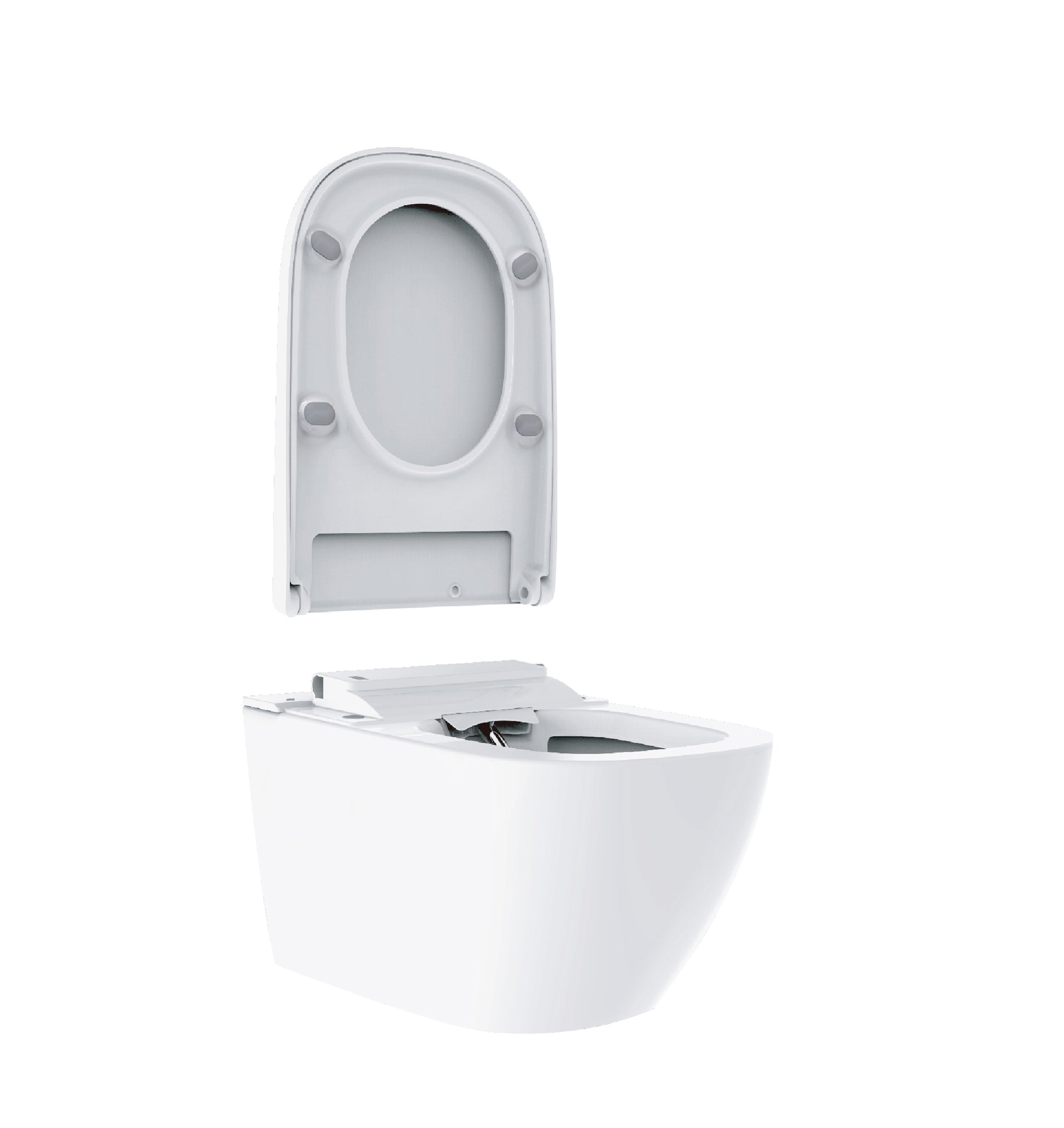 Vesta douche wc rimless glans wit - WDtegels