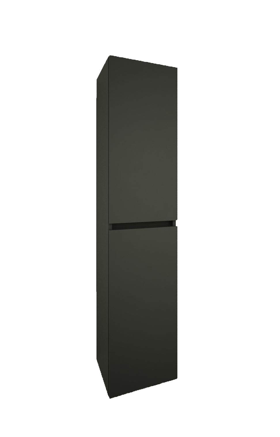 Marmaris kolomkast 160x35x35 cm mat zwart - WDtegels