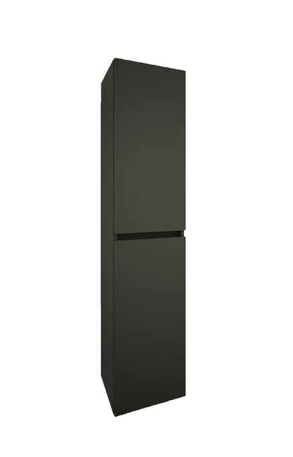 Marmaris kolomkast 160x35x35 cm mat zwart - WDtegels