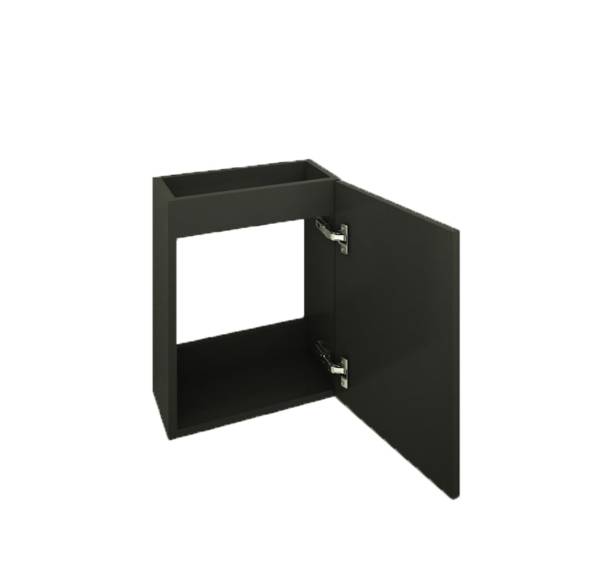 Marmaris fonteinkast 40 cm mat zwart - WDtegels