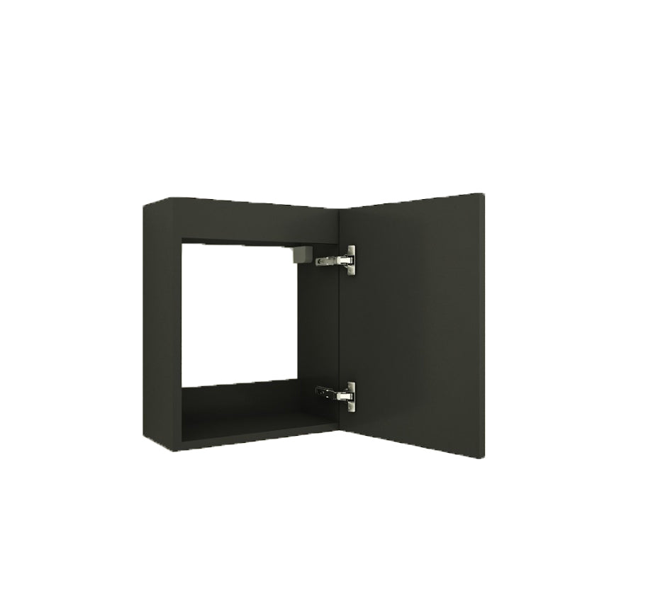 Marmaris fonteinkast 40 cm mat zwart - WDtegels