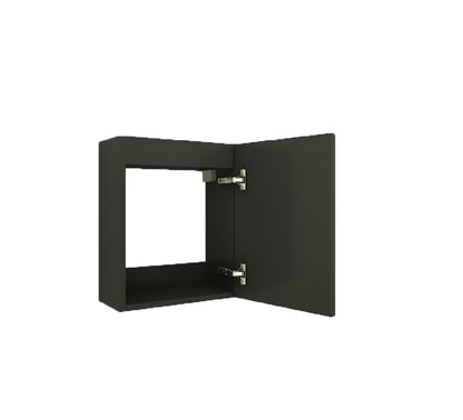 Marmaris fonteinkast 40 cm mat zwart - WDtegels
