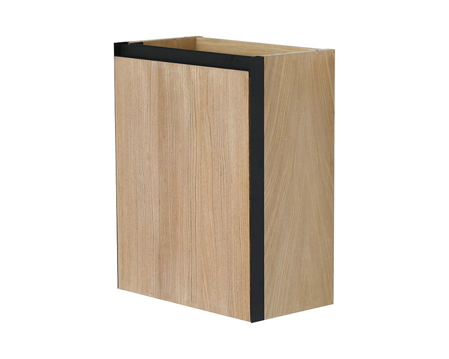 Lotus fonteinkast 40x21,8 cm naturel eik/mat zwart - WDtegels