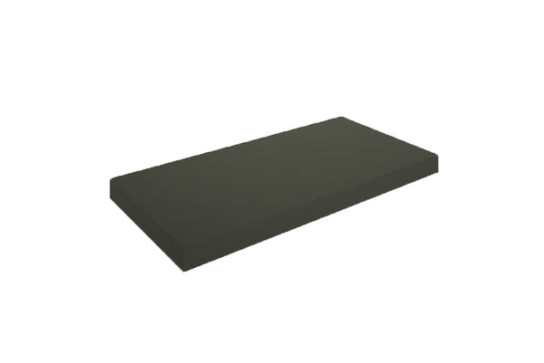 Sábana encimera Marmaris 40x22x2,5 cm negro mate