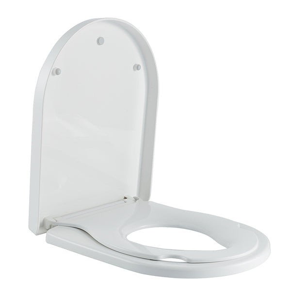 Vesta Family toiletzitting met geïntegreerde kinderzitting, softclose en quick release | Glans wit