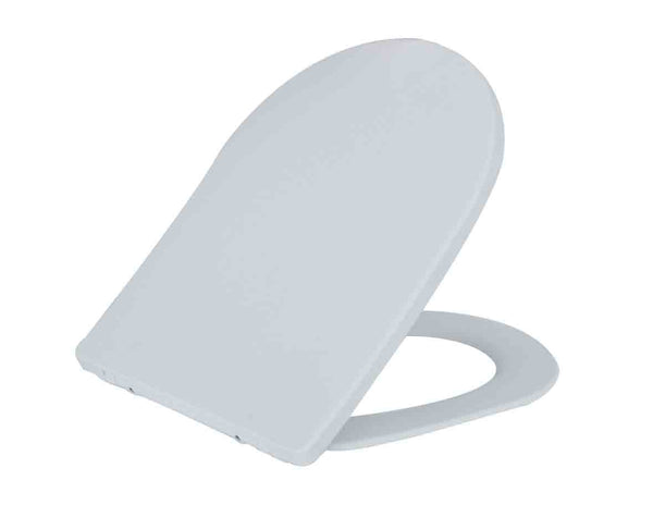 Wiesbaden Shade Slim toiletzitting + deksel one-touch | Mat wit