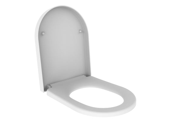 Wiesbaden Vesta toiletzitting softclose en quick release | Mat wit