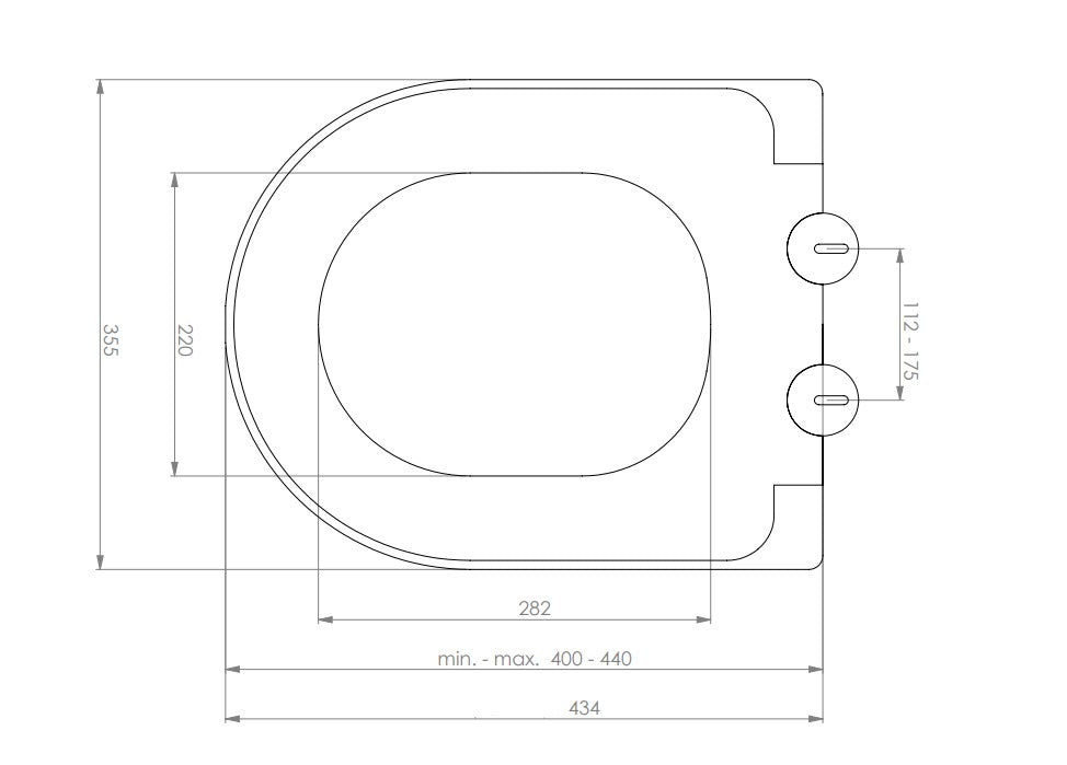 Vesta toiletzitting softclose en quick release | Mat grijs - WDtegels