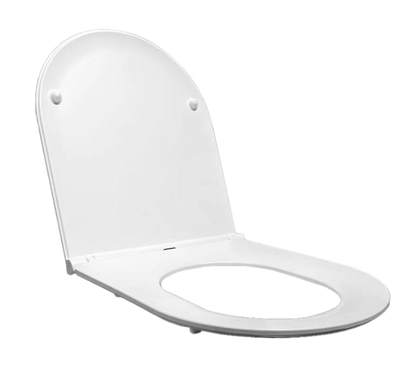 Flatline toiletzitting softclose en quick release mat wit - WDtegels