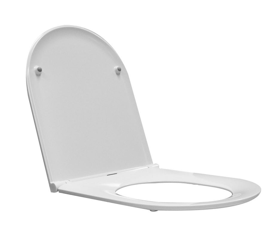 Wiesbaden Flatline 2.0 toiletzitting + deksel one-touch wit - WDtegels