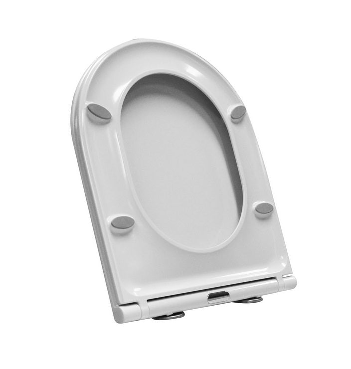 Flatline toiletzitting softclose en quick release glans wit - WDtegels