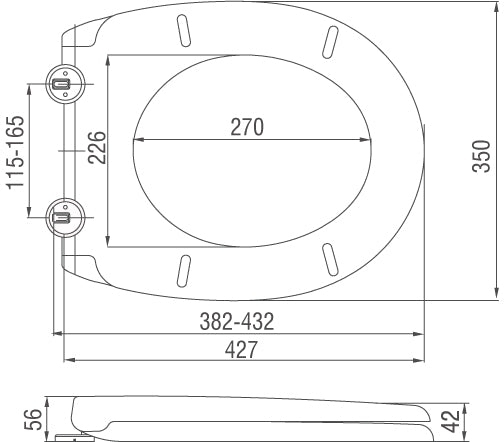 Wiesbaden Menir soft-close toiletzitting+deksel wit - WDtegels