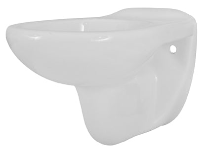 Inodoro suspendido Wiesbaden Neptunus de descarga profunda blanco 54 cm