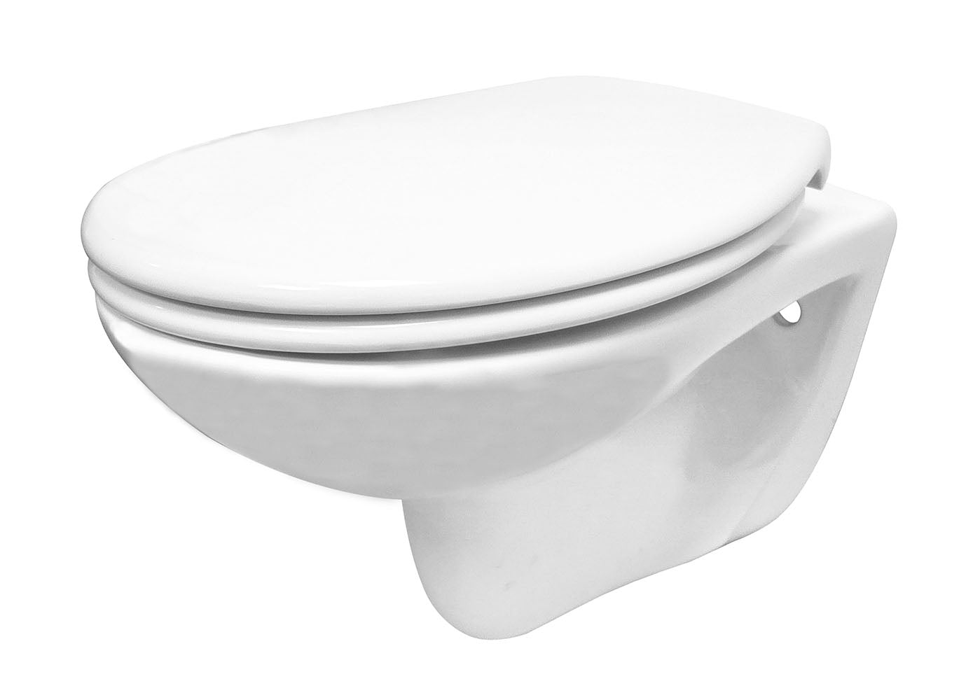 Neptunus 2.0 wandcloset rimless met Ultimo 3.0 toiletzitting softclose en quick release glans wit - WDtegels