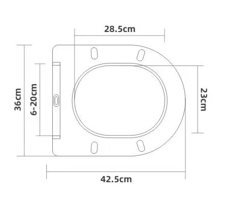 Nibiru toiletzitting softclose en quick release | Mat wit - WDtegels