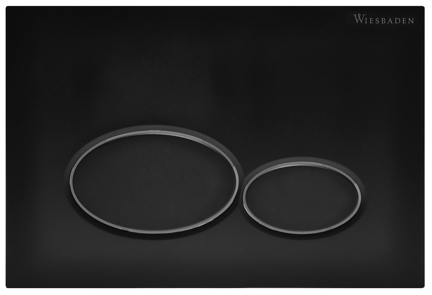 X32 push plate for built-in reservoir, matt black