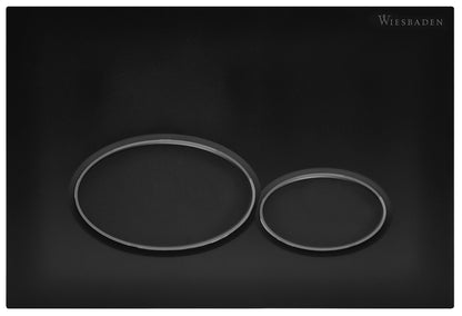 X32 push plate for built-in reservoir, matt black