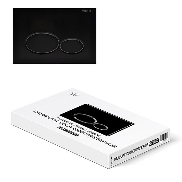 X32 push plate for built-in reservoir, matt black