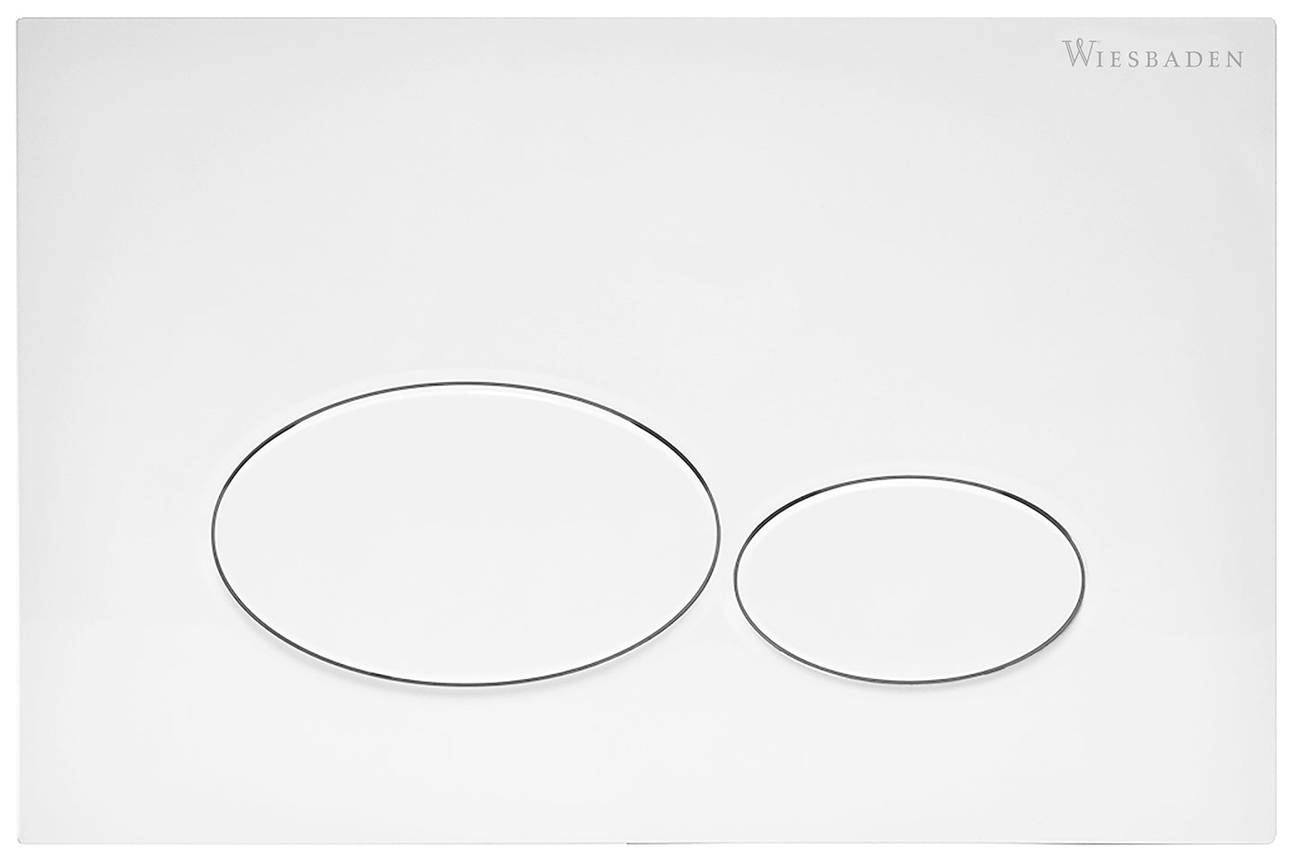 X32 push plate for built-in reservoir, matt white