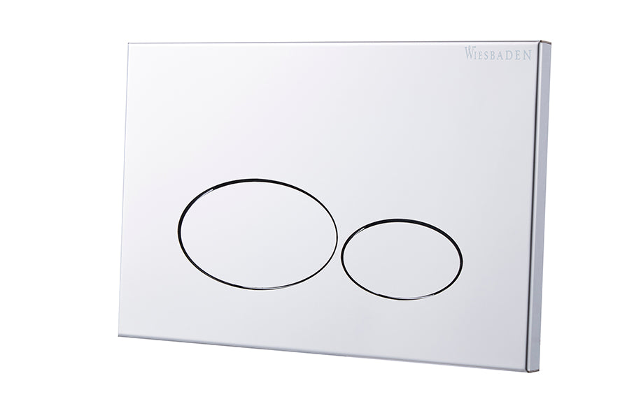 X32 Metal drukplaat voor inbouwreservoir chroom - WDtegels