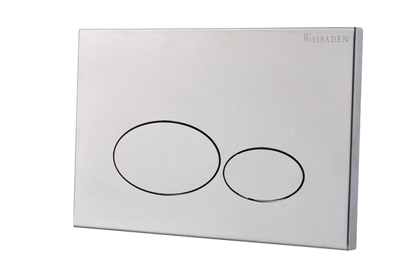 X32 Metal pressure plate for built-in reservoir, brushed stainless steel