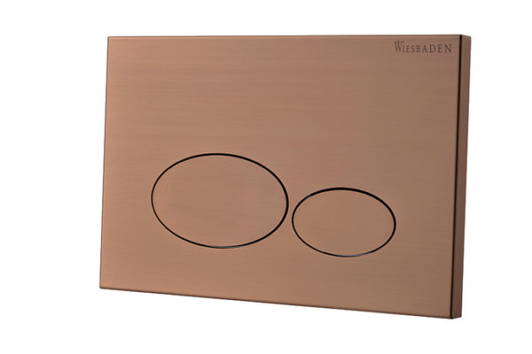 X32 Metal drukplaat voor inbouwreservoir | Geborsteld brons koper PVD