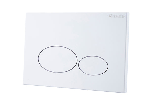X32 Metal drukplaat voor inbouwreservoir | Glans wit