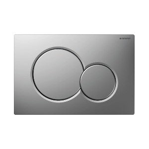 Wiesbaden Geberit Sigma-01 drukplaat mat-chroom - WDtegels