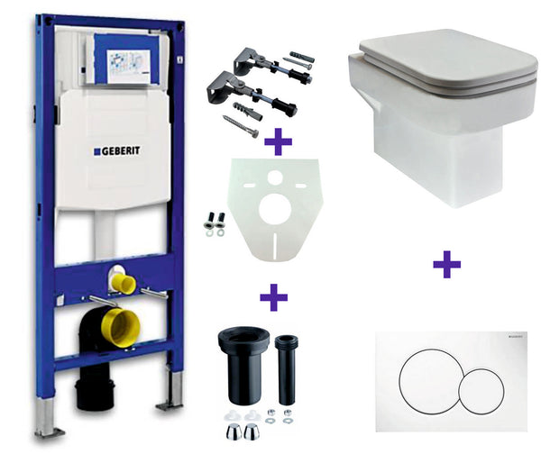 Wiesbaden Geberit UP-320 + Carr√© OnePack + Sigma 01 white