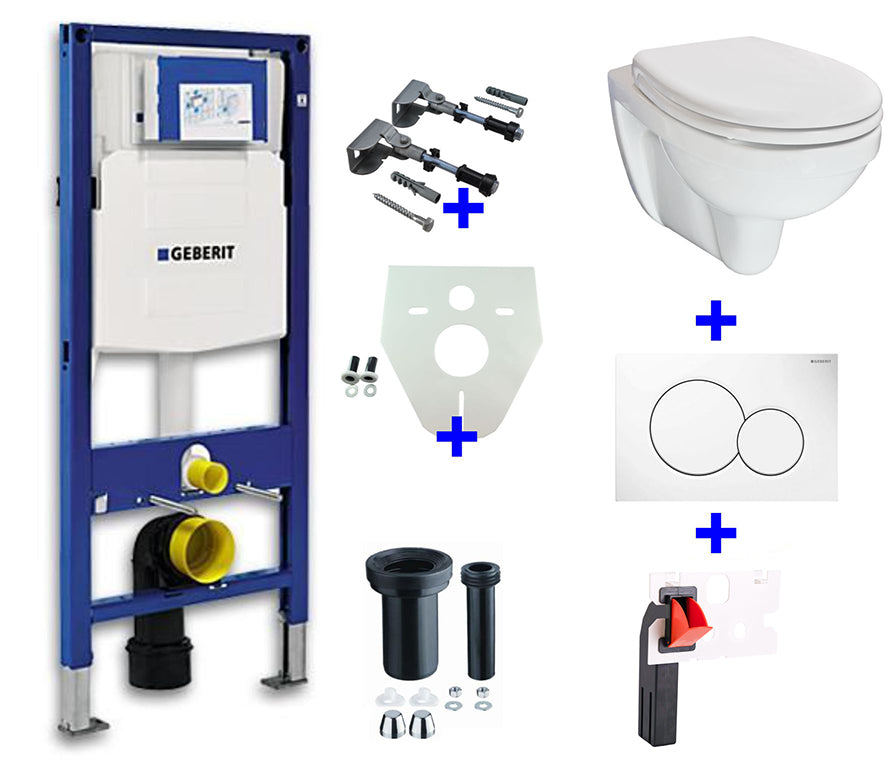 Geberit UP-320 + toiletblokhouder + Trevi O.P. + Sigma 01 wit - WDtegels