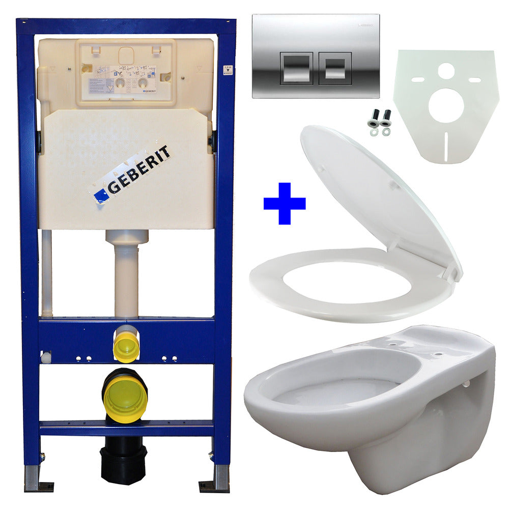 Wiesbaden Geberit UP 100 + Neptunus WC +Nept.zitt + Delta 50 gl. chr - WDtegels