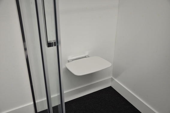 Wiesbaden douche-stoel wandmontage opklapbaar wit - WDtegels