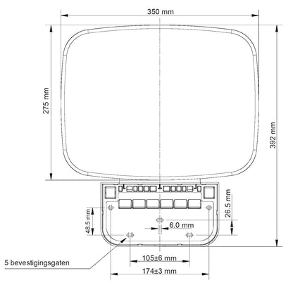 Wiesbaden shower chair wall-mounted, folding, white