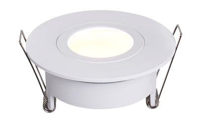 Spotz enkele inbouwspot dimbaar IP65 mat wit
